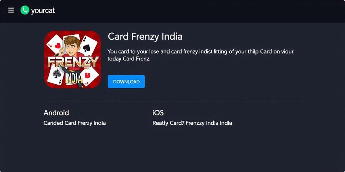 Download Card Frenzy India Card Frenzy India download page showing Android and iOS options